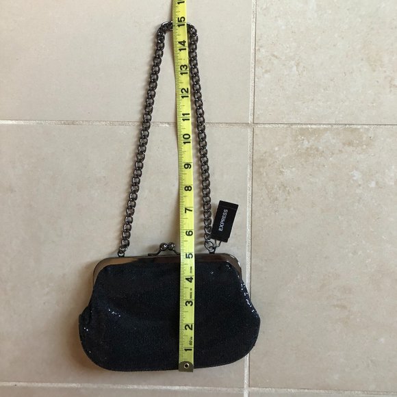 NEW - Express Snap Top Shimmer Black Evening Bag
Glamcore Classic - Picture 10 of 12